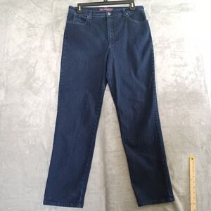 Gloria Vanderbilt‎ Amanda Jeans Sz 18 Long Straight Leg Dark Wash Classic Fit